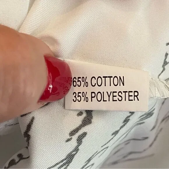 CBR White Long Sleeve Blouse Size Medium - Picture 6 of 6